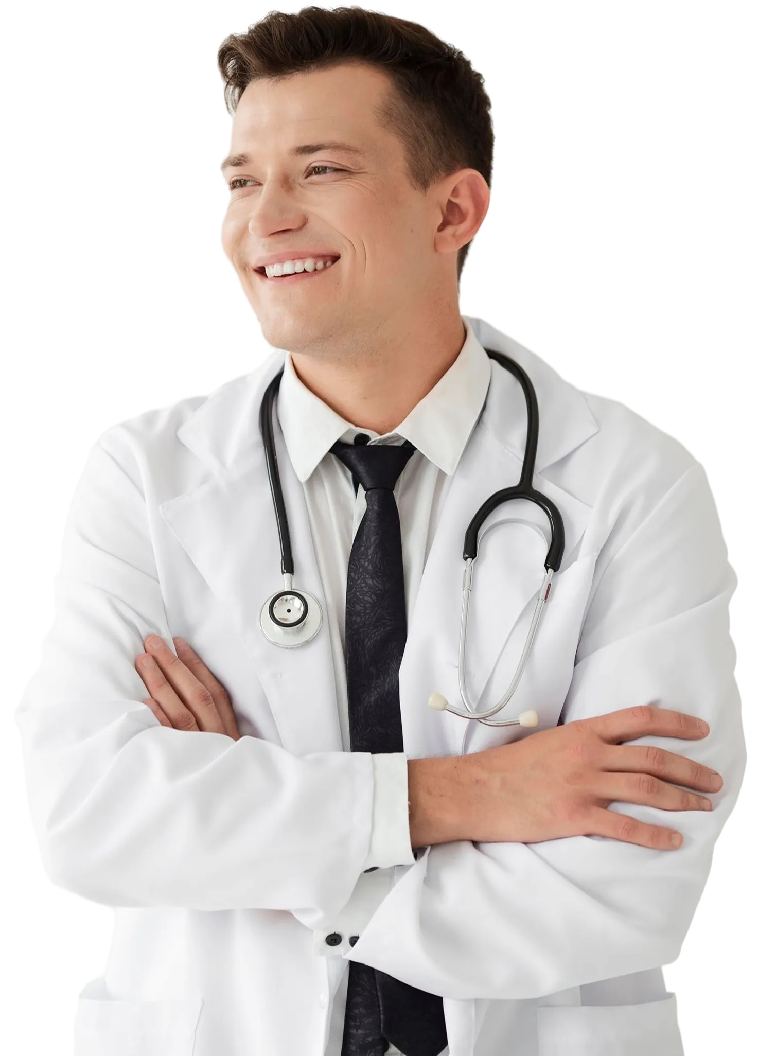 Doctor smiling